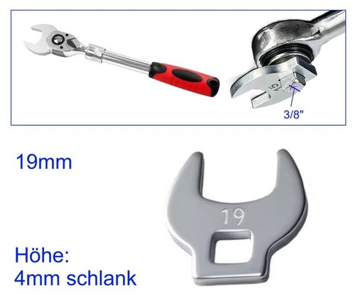 19mm gabelschlüssel aufsatz - gabelschlüssel,